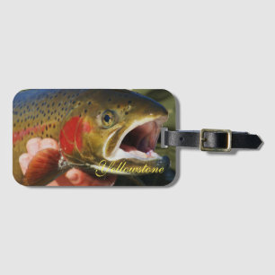 Yellowstone Luggage Tag-Fishing Tag