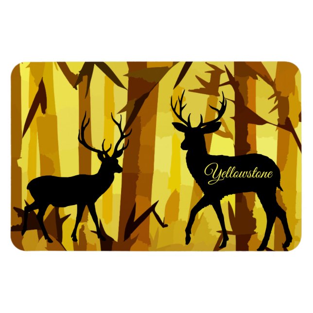 Yellowstone Magnet-Deer Magnet (Horizontal)