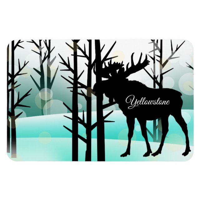 Yellowstone Magnet-Moose Magnet (Horizontal)