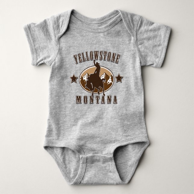 Yellowstone Montana Baby Bodysuit (Front)