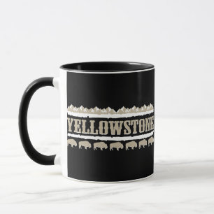 Yellowstone Montana Buffalo Mug