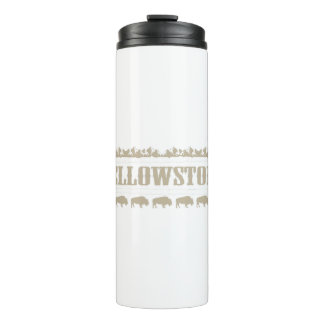 Yellowstone Montana Buffalo Thermal Tumbler