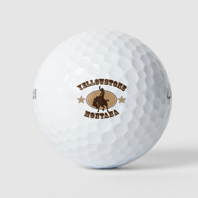 Yellowstone Montana Golf Balls (Front)