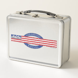 Yellowstone Montana Metal Lunch Box