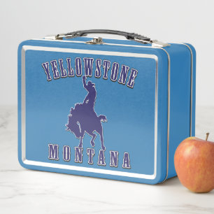 Yellowstone Montana Metal Lunch Box