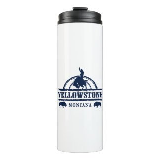 Yellowstone Montana Rodeo Cowboy Thermal Tumbler