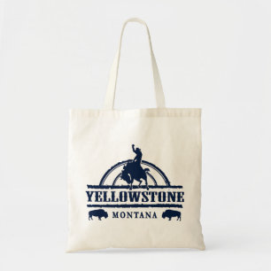 Yellowstone Montana Rodeo Cowboy Tote Bag