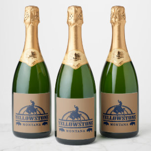 Yellowstone Montana Sparkling Wine Label
