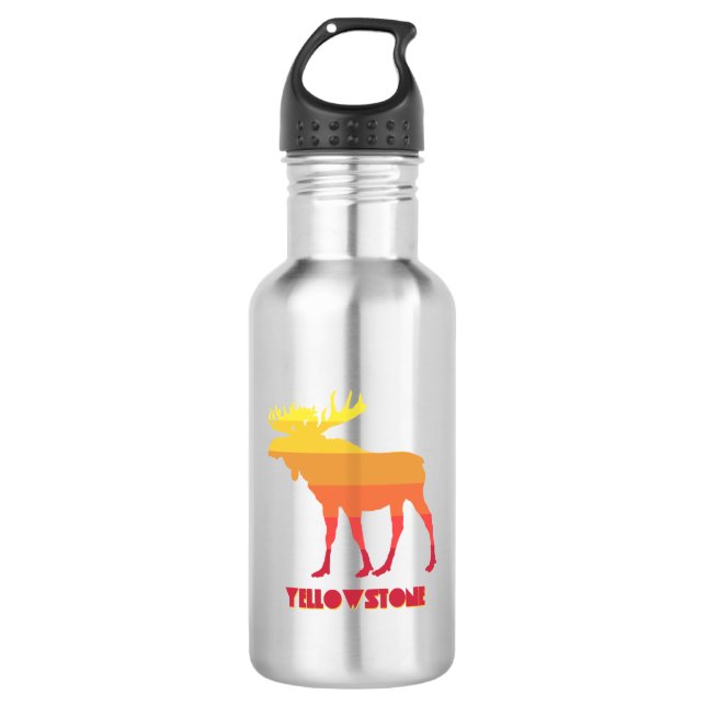 Yellowstone Moose 532 Ml Water Bottle (Front)