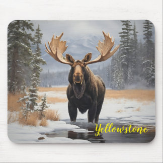 Yellowstone Moose Mouse Pad