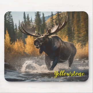 Yellowstone Moose Mouse Pad