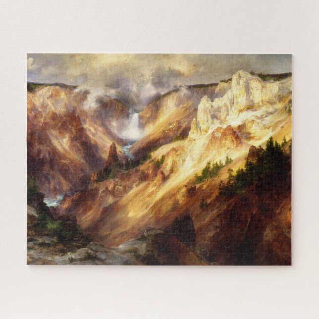 Yellowstone Moran Grand Canyon Waterfall Puzzle (Horizontal)