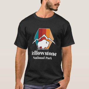 Yellowstone Mountain Buffalo National Park Wyoming T-Shirt