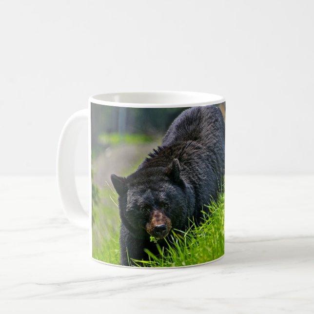 Yellowstone Mug-Black Bear Coffee Mug (Front Left)