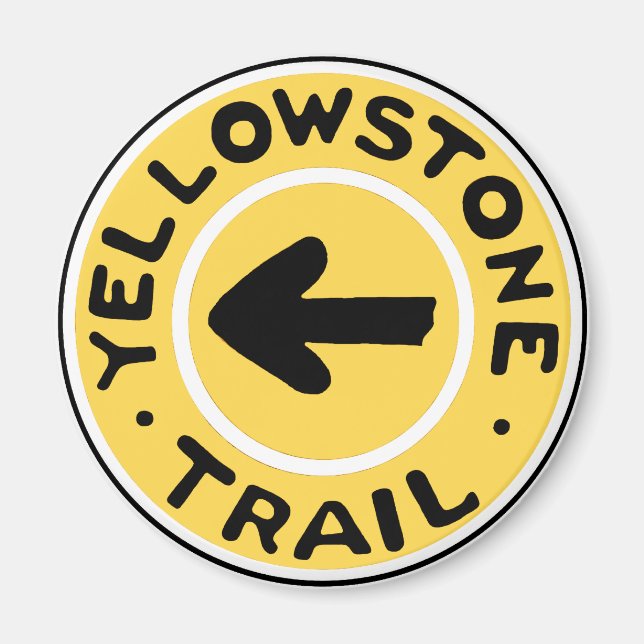Yellowstone National Auto Trail Magnet (Front)