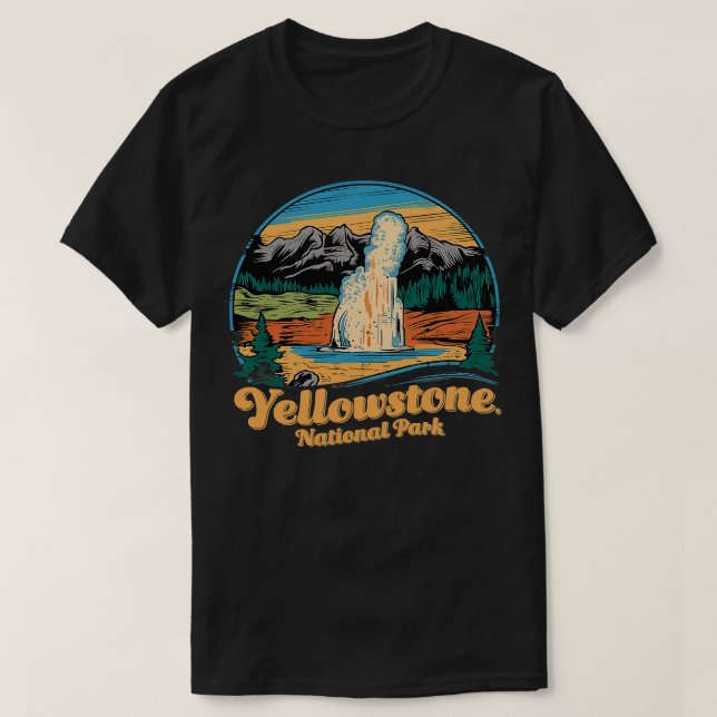 yellowstone national park 1 T-Shirt (Design Front)