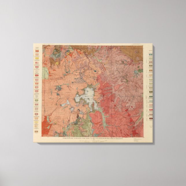 Yellowstone National Park 2 Canvas Print (Front)