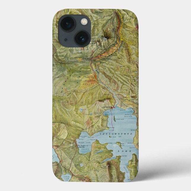 Yellowstone National Park 2 Case-Mate iPhone Case (Back)