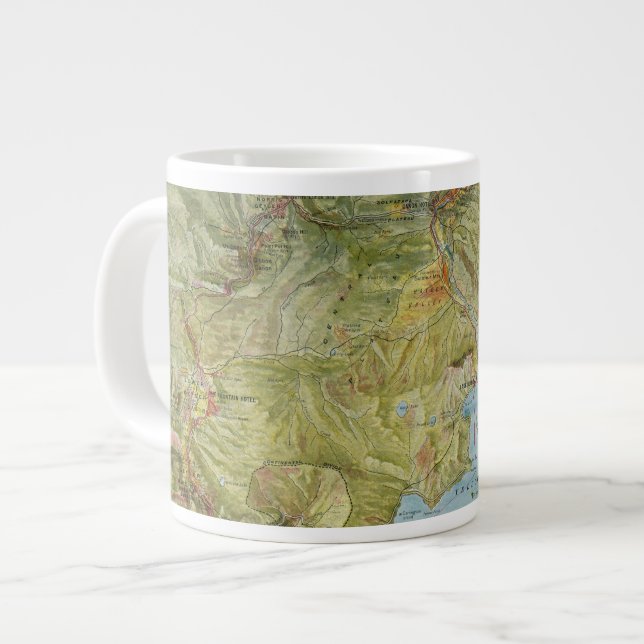 Yellowstone National Park 2 Large Coffee Mug (Front Left)
