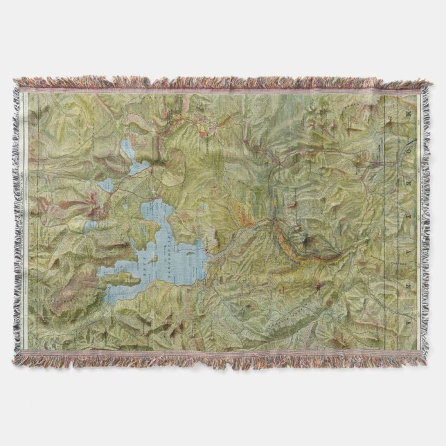 Yellowstone National Park 2 Throw Blanket (Front)