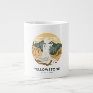 Yellowstone National Park Adventure Large Coffee Mug