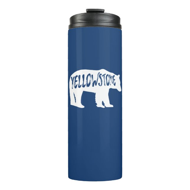 Yellowstone National Park Bear Thermal Tumbler (Front)