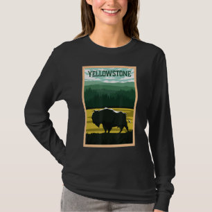 Yellowstone National Park Bison Buffalo Souvenir T-Shirt
