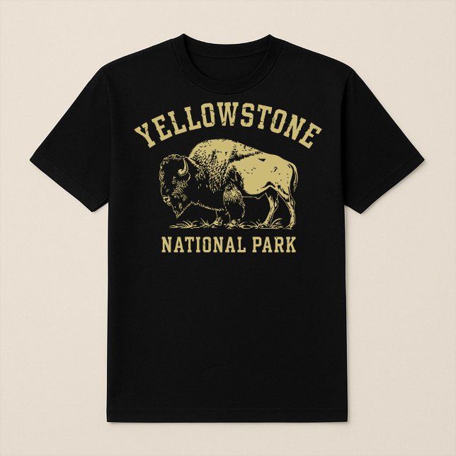 Yellowstone National Park Bison T-Shirt (Creator Uploaded)