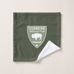 Yellowstone National Park Bison Wash Cloth