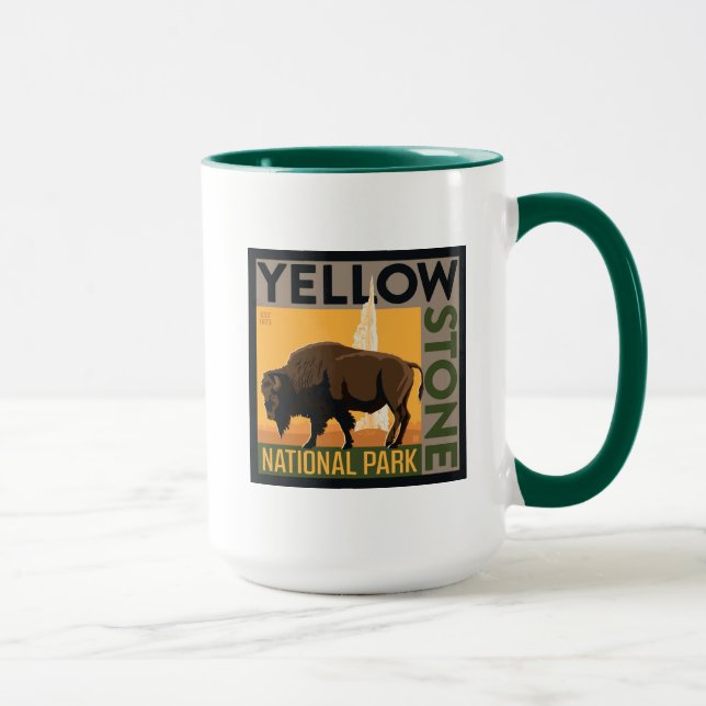 Yellowstone National Park | Buffalo Mug (Right)