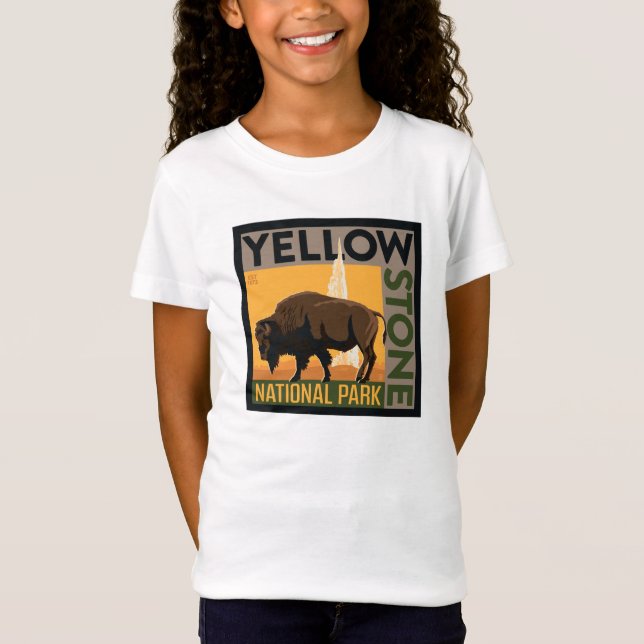 Yellowstone National Park | Buffalo T-Shirt (Front)