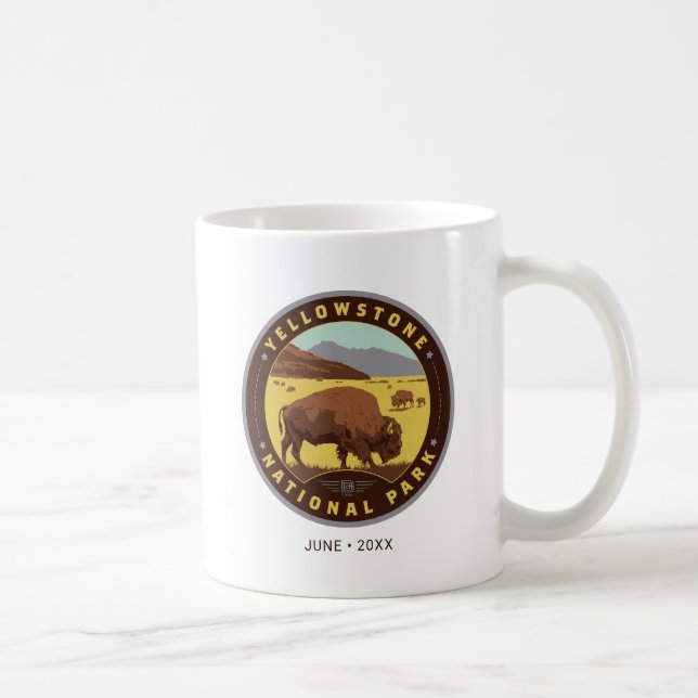 Yellowstone National Park Coffee Mug (Right)