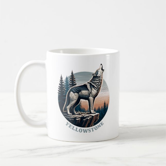 Yellowstone National Park Coffee Mug (Left)