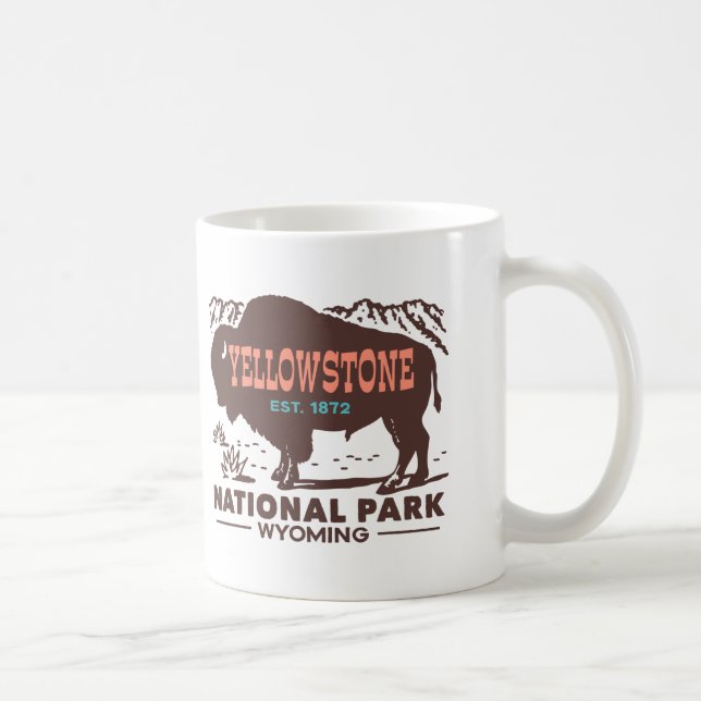 Yellowstone National Park Coffee Mug (Right)