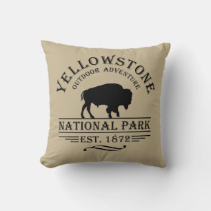 Yellowstone national park cushion