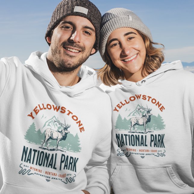 Yellowstone National Park Cute Landscape Hoodie (Creator Uploaded)