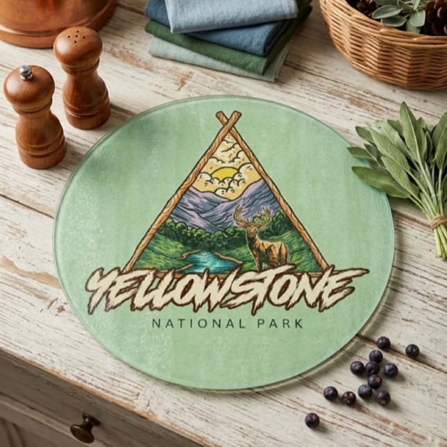 Yellowstone National Park Cutting Board (Creator Uploaded)
