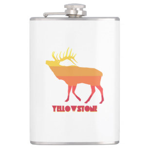 Yellowstone National Park Elk Hip Flask