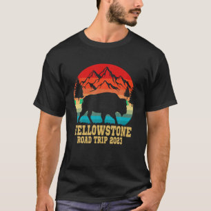 Yellowstone National Park Family Road Trip 2023 Ma T-Shirt