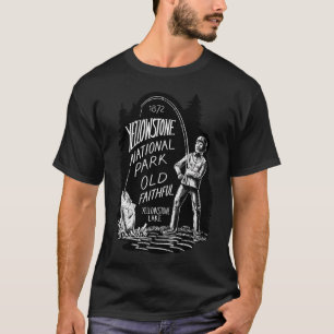 Yellowstone National Park Fisherman T-Shirt