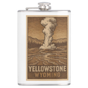 Yellowstone National Park Flask