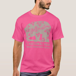 Yellowstone National Park Floral Bear XO4U Origina T-Shirt