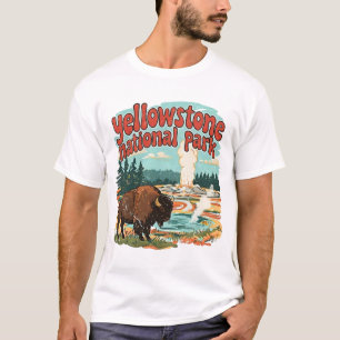 Yellowstone National Park Geyser Hot Spring  T-Shirt