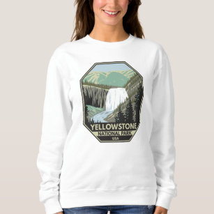 Yellowstone National Park Gibbon Falls Vintage Sweatshirt