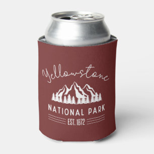 Yellowstone National Park Hiking Camping Can Cooler