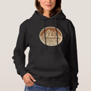 Yellowstone National Park Hiking Camping Hoodie