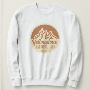 Yellowstone National Park Hiking Camping Sweatshirt