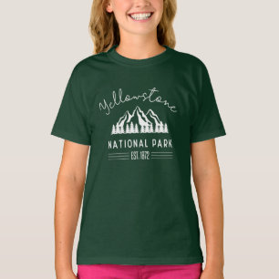 Yellowstone National Park Hiking Camping T-Shirt