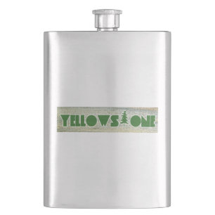 Yellowstone National Park Hip Flask