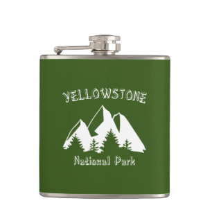 Yellowstone National Park Hip Flask